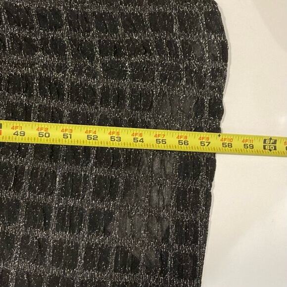 Vintage VERSUS GIANNI VERSACE Dress 28/42~M Black Gold-Metallic 90s Gown Runway - Picture 11 of 11